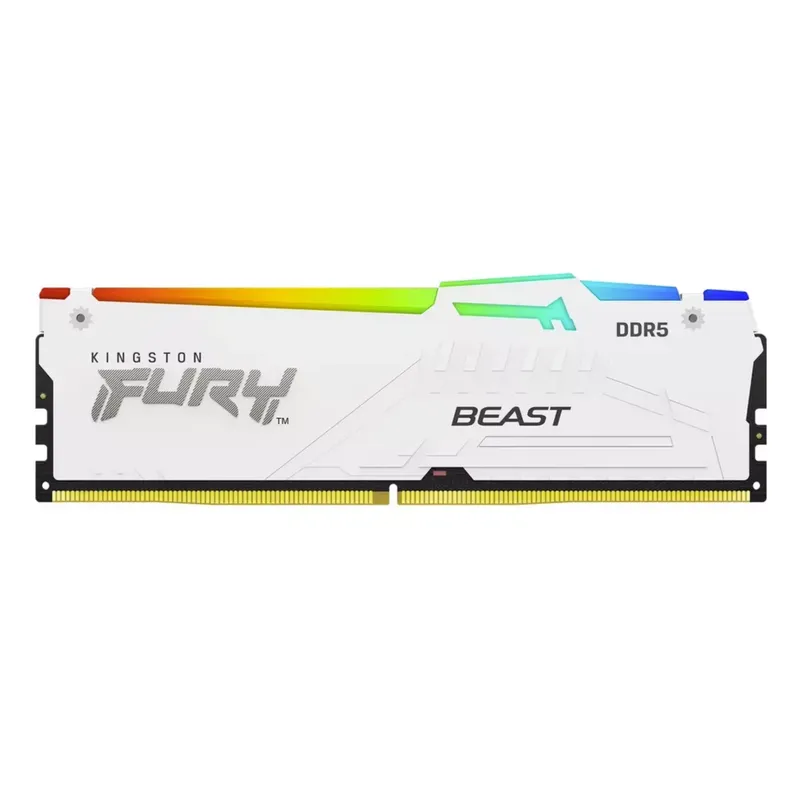 Kingston FURY White RGB 32G(2x - 64Gb Ddr5 6000Mhz Cl30 2X32Gb Desktop recension och pris